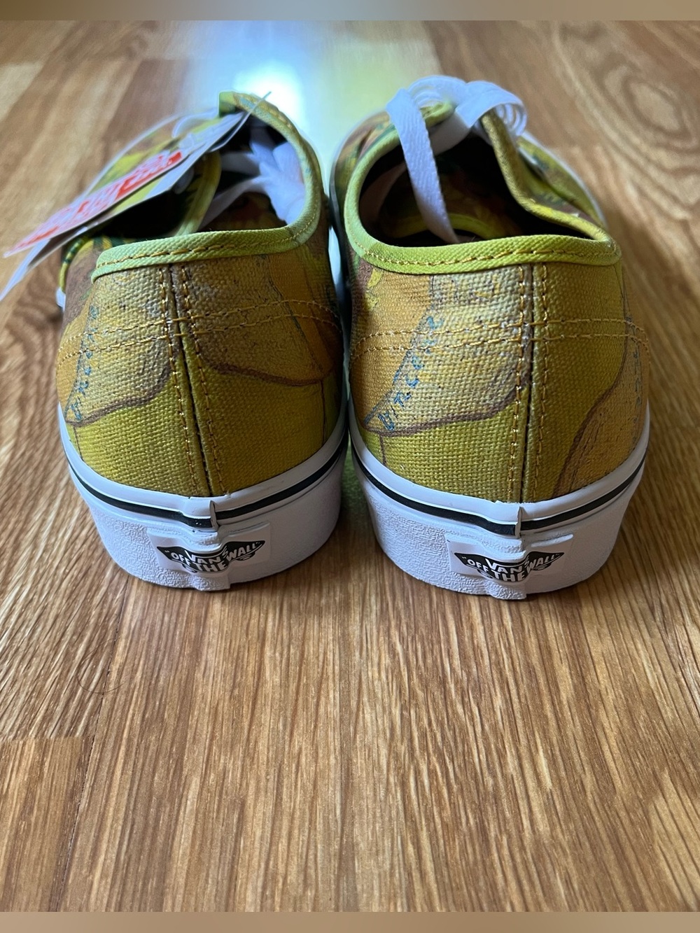 NWT Vans Van Gogh Sunflower Shoes Women’s 9.5/Men’s 8 - Picture 4 of 13